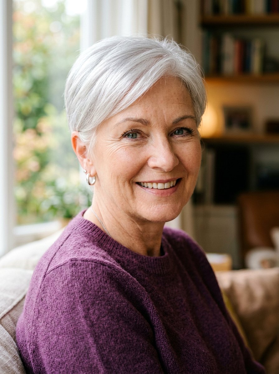 Pixie for Silver Hair - 20 pixie cut for mature fine hair - 20 pixie cut for mature fine hair