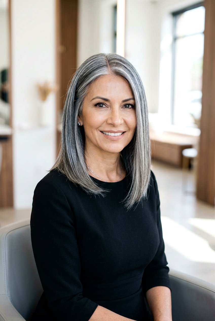 Platinum Babylights For Gray - 20 natural gray transition with babylights - 20 natural gray transition with babylights