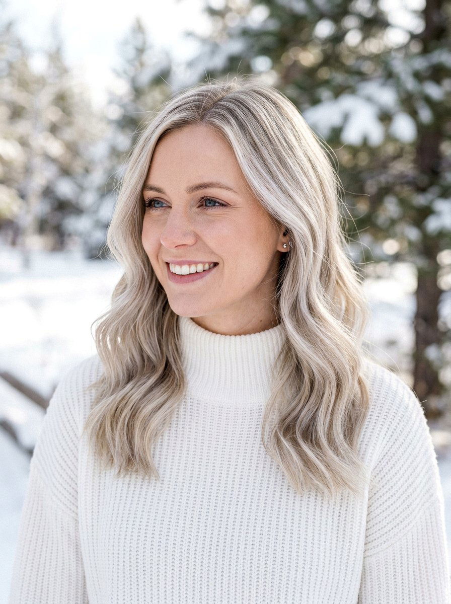 Platinum Babylights On Fine Blonde Hair - 20 dimensional babylights for fine hair - 20 dimensional babylights for fine hair