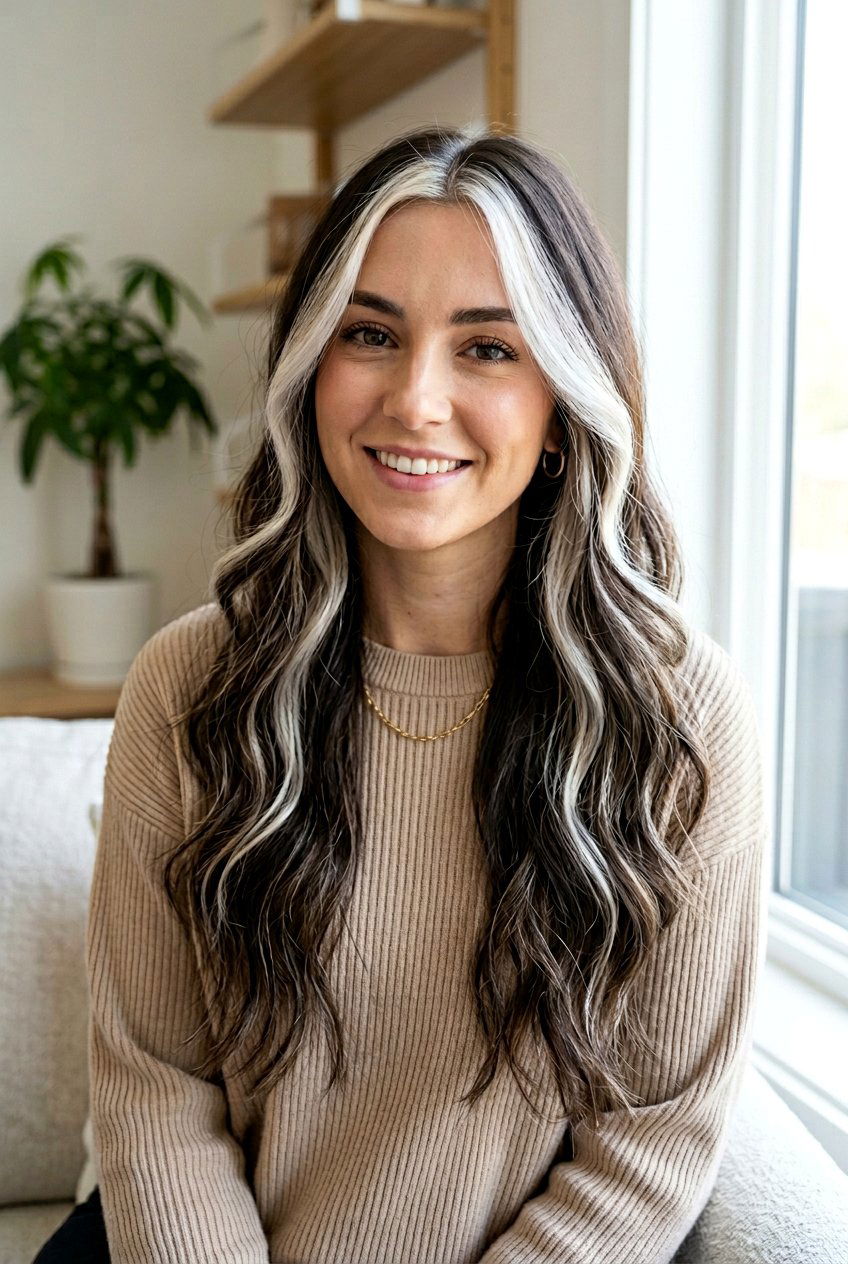 Platinum Balayage with Face Framing Pieces - 20 platinum blonde balayage - 20 platinum blonde balayage