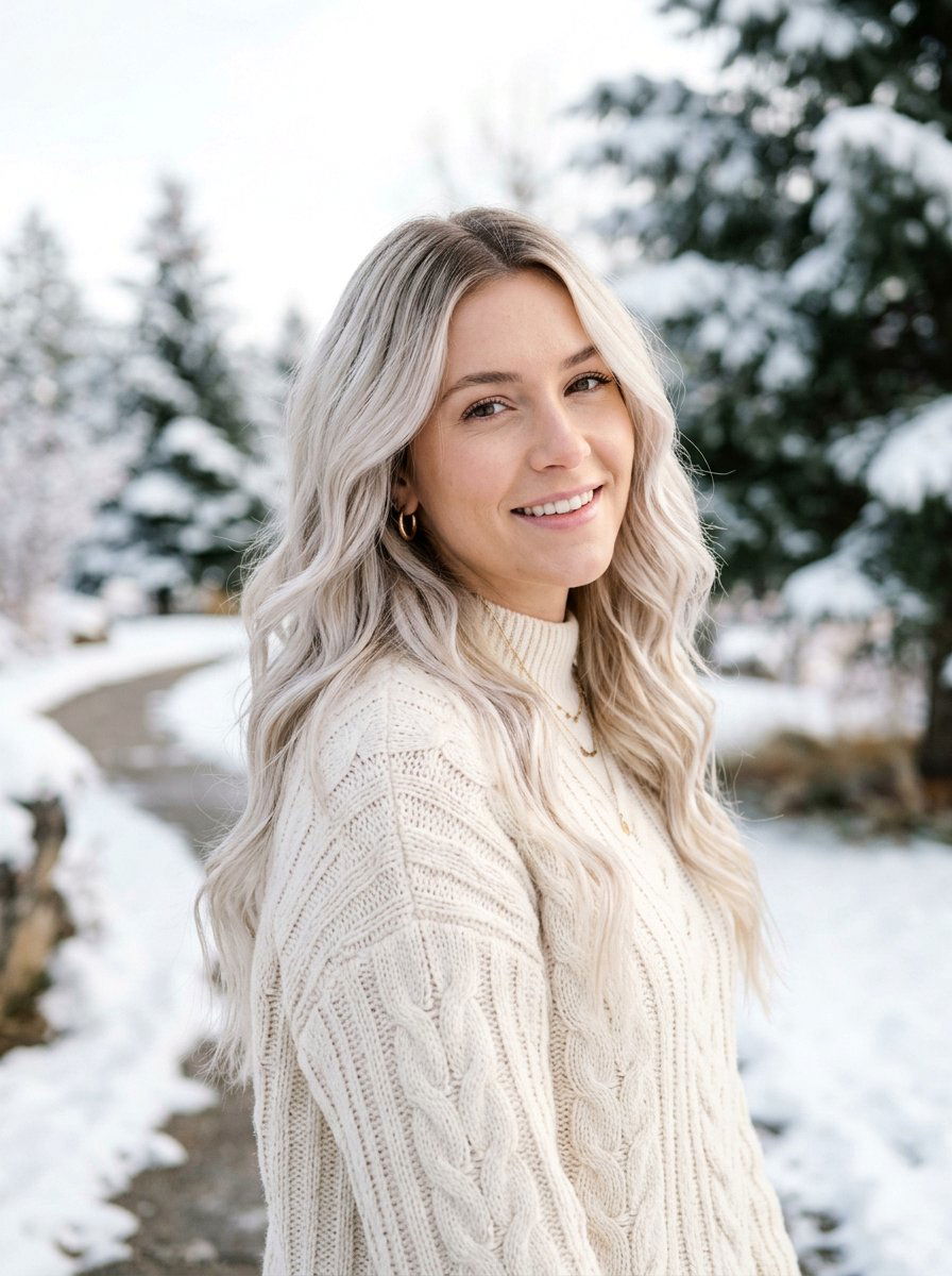 Platinum Blonde Balayage - 20 trending hair color ideas for blondes - 20 trending hair color ideas for blondes