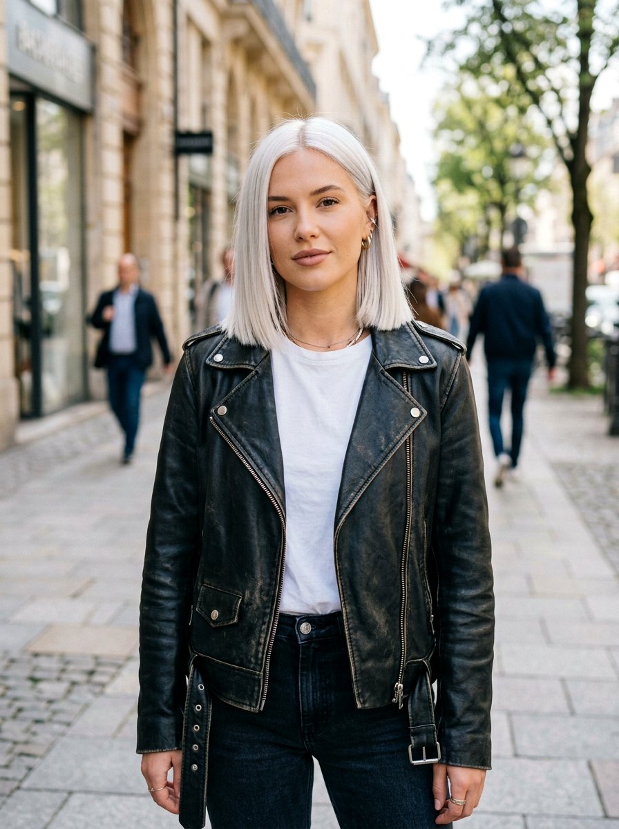 Platinum Blonde Bob - 20 salon color ideas for shoulder length bob - 20 salon color ideas for shoulder length bob