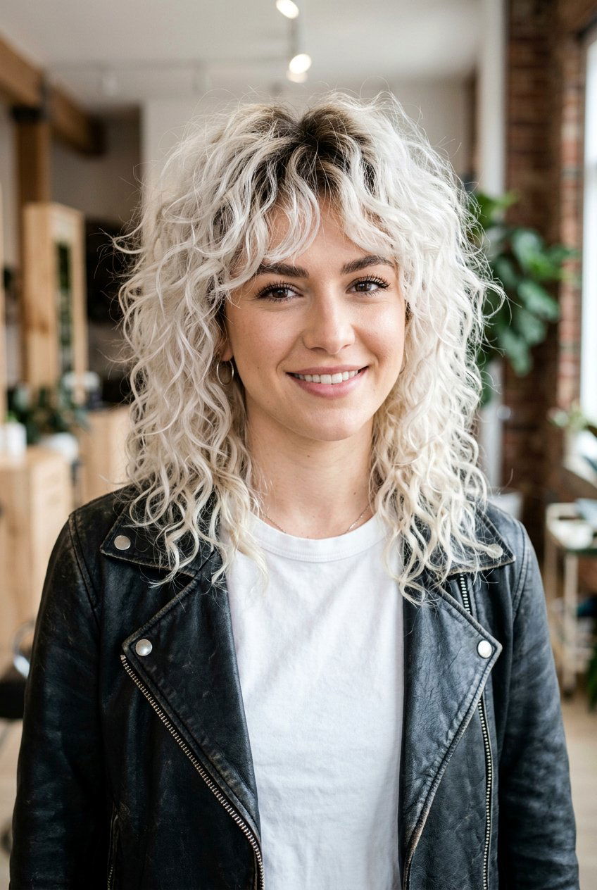 20 Stunning Hair Color Ideas for Curly Shags to Inspire You
