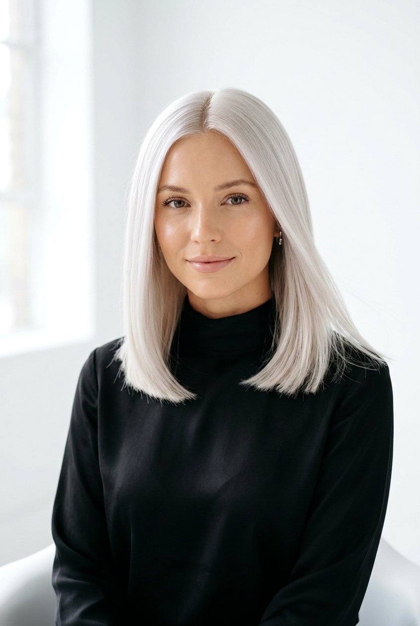 Platinum Blonde Hair - 20 summer hair color ideas - 20 summer hair color ideas