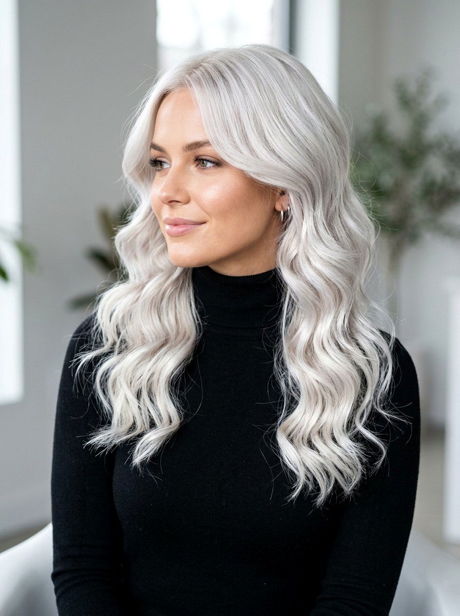 Platinum Blonde Hair Color - 20 glamorous hair color ideas for women - 20 glamorous hair color ideas for women