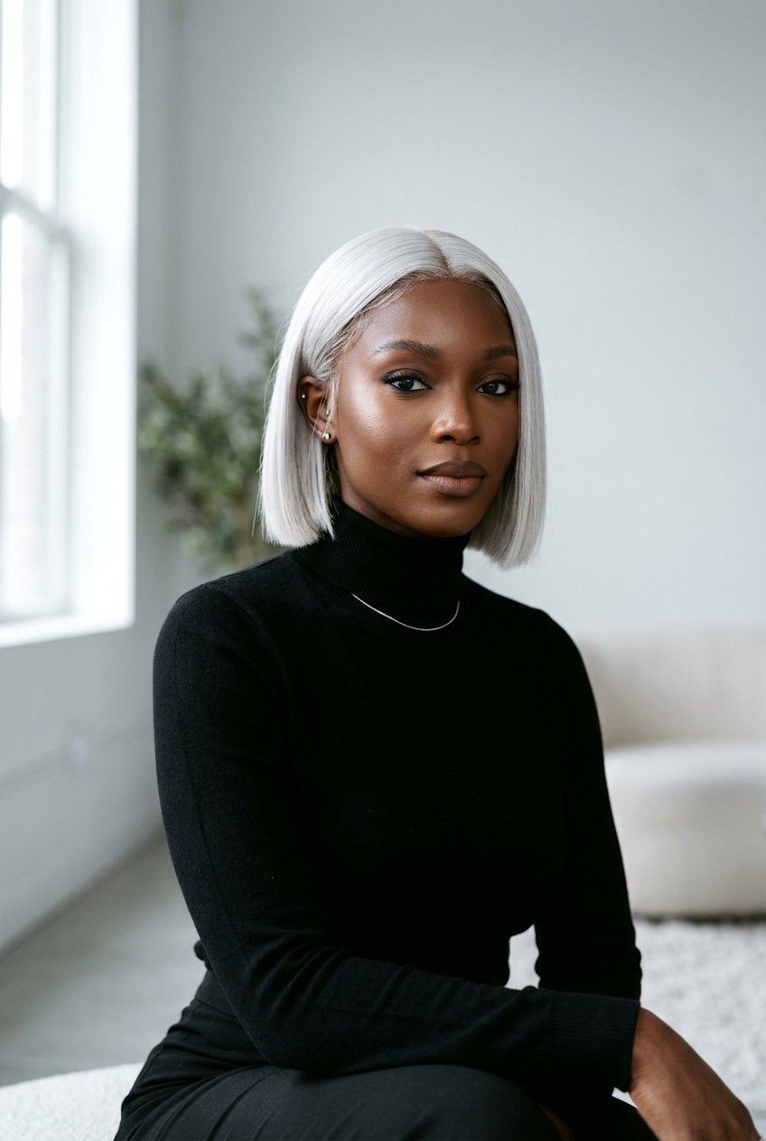 Platinum Blonde Hair On Dark Skin - 20 best hair color for dark skin - 20 best hair color for dark skin