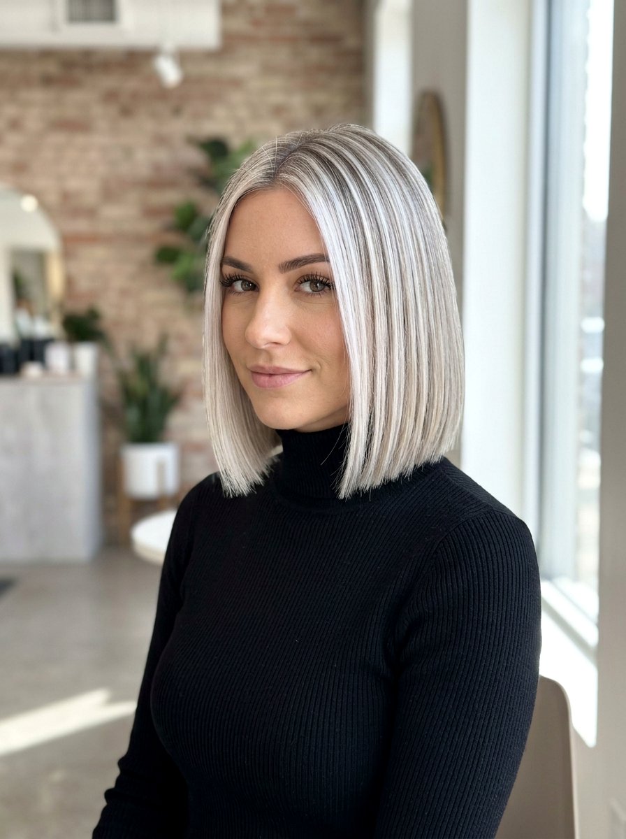 Platinum Blonde Highlights On Bob - 20 classy blonde highlights ideas - 20 classy blonde highlights ideas