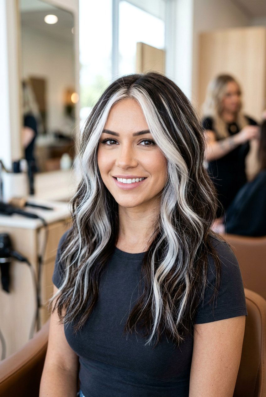 Platinum Blonde Highlights On Dark Brown Hair - 20 brunette hair with blonde highlights - 20 brunette hair with blonde highlights