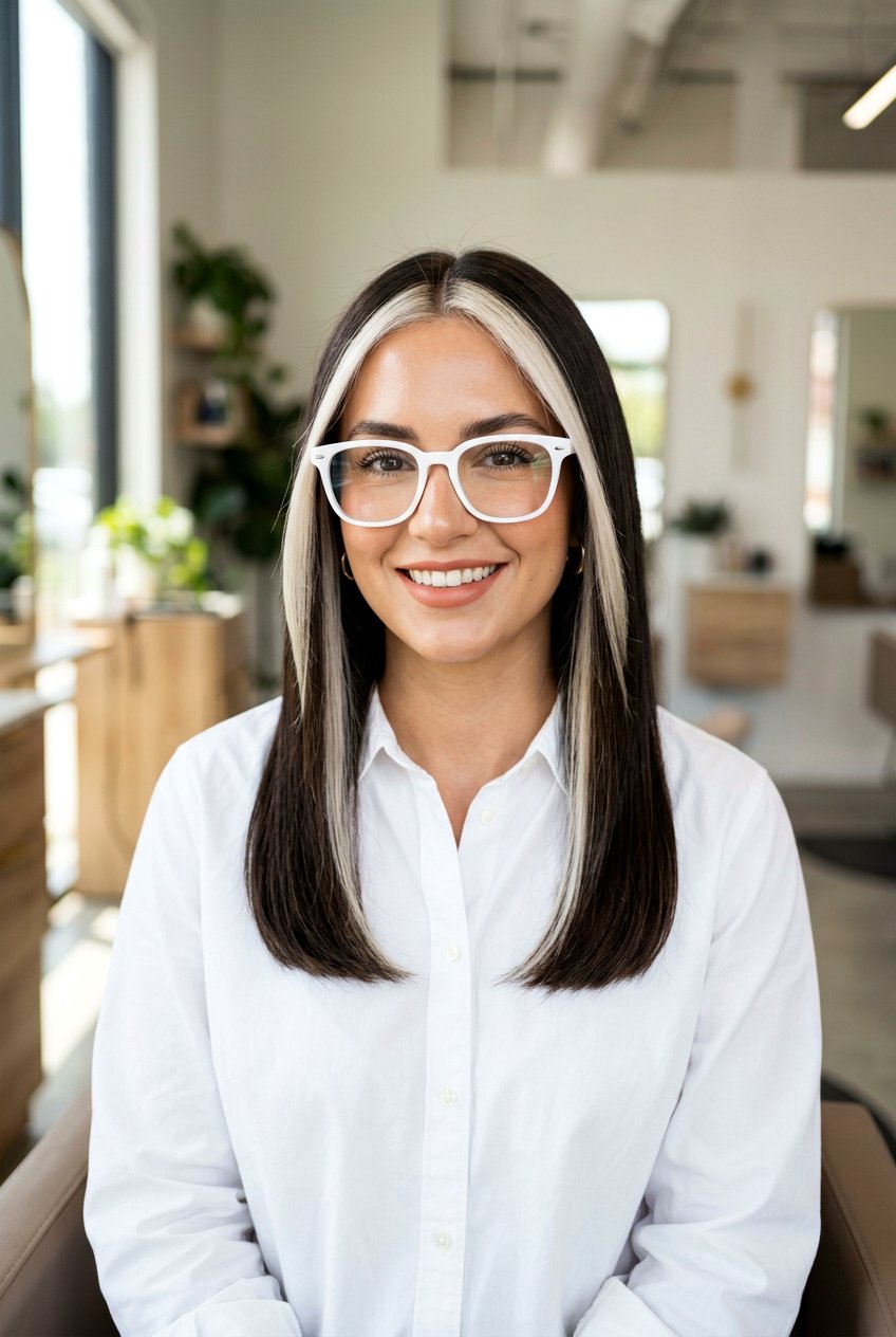 Platinum Blonde Money Piece For Brunettes - 20 blonde money piece for dark brunette hair - 20 blonde money piece for dark brunette hair