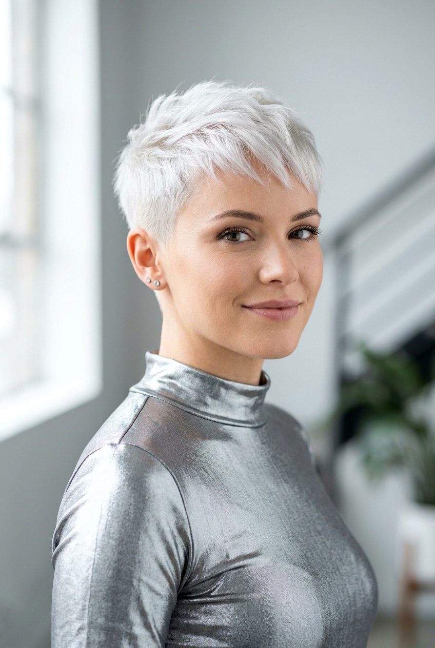 Platinum Blonde Pixie Cut - 20 natural pixie cut for black women - 20 natural pixie cut for black women