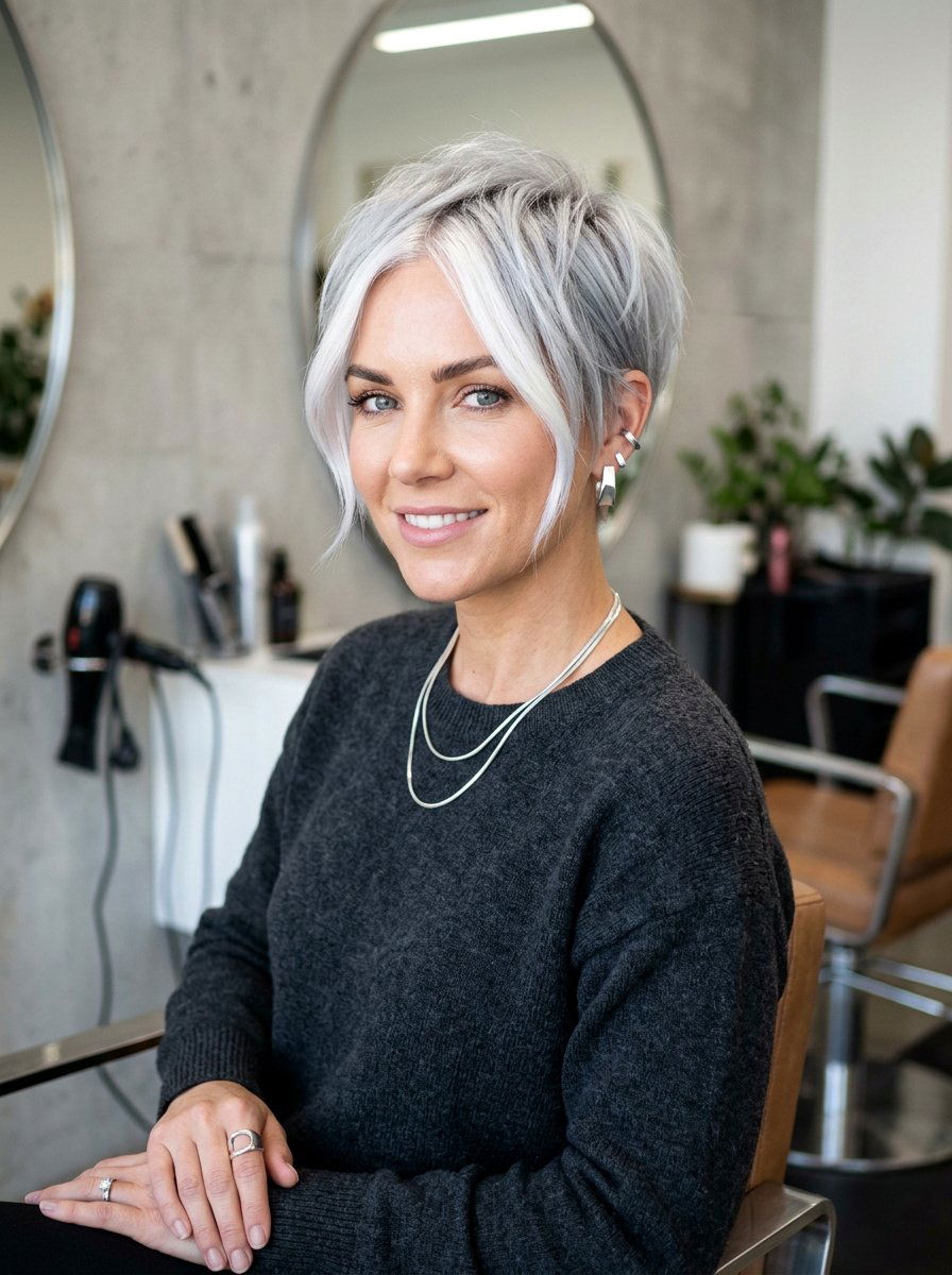 Platinum Money Piece - 20 subtle money piece for mature women - 20 subtle money piece for mature women