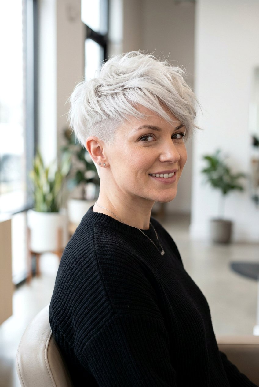 Platinum Pixie Haircut For Thick Hair - 20 platinum pixie haircut - 20 platinum pixie haircut