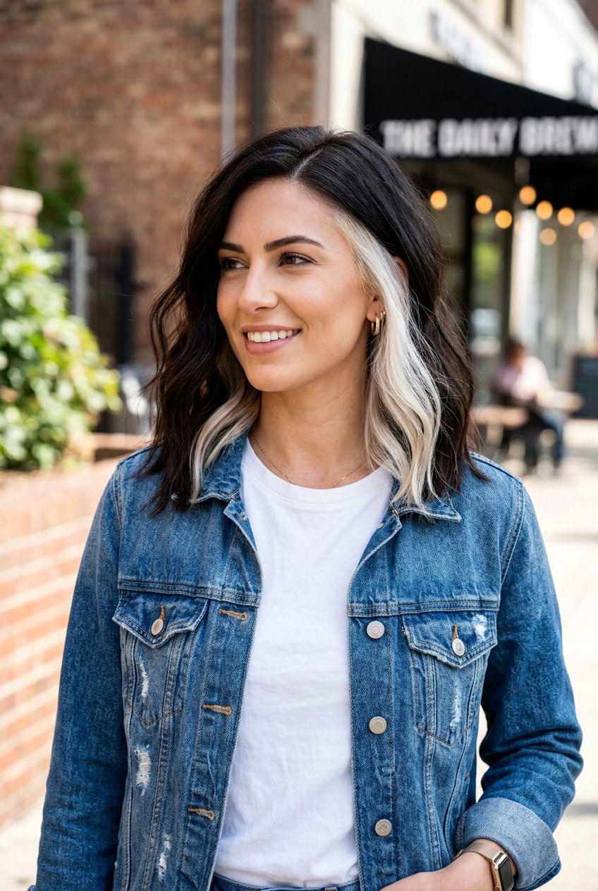 Platinum Underlayer On Dark Hair - 20 bold peekaboo underlayer color - 20 bold peekaboo underlayer color