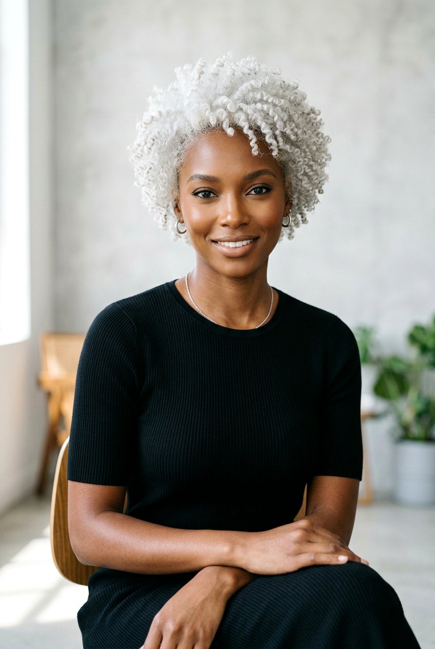 Platinum Wash And Go TWA - 20 wash and go on twa haircut - 20 wash and go on twa haircut