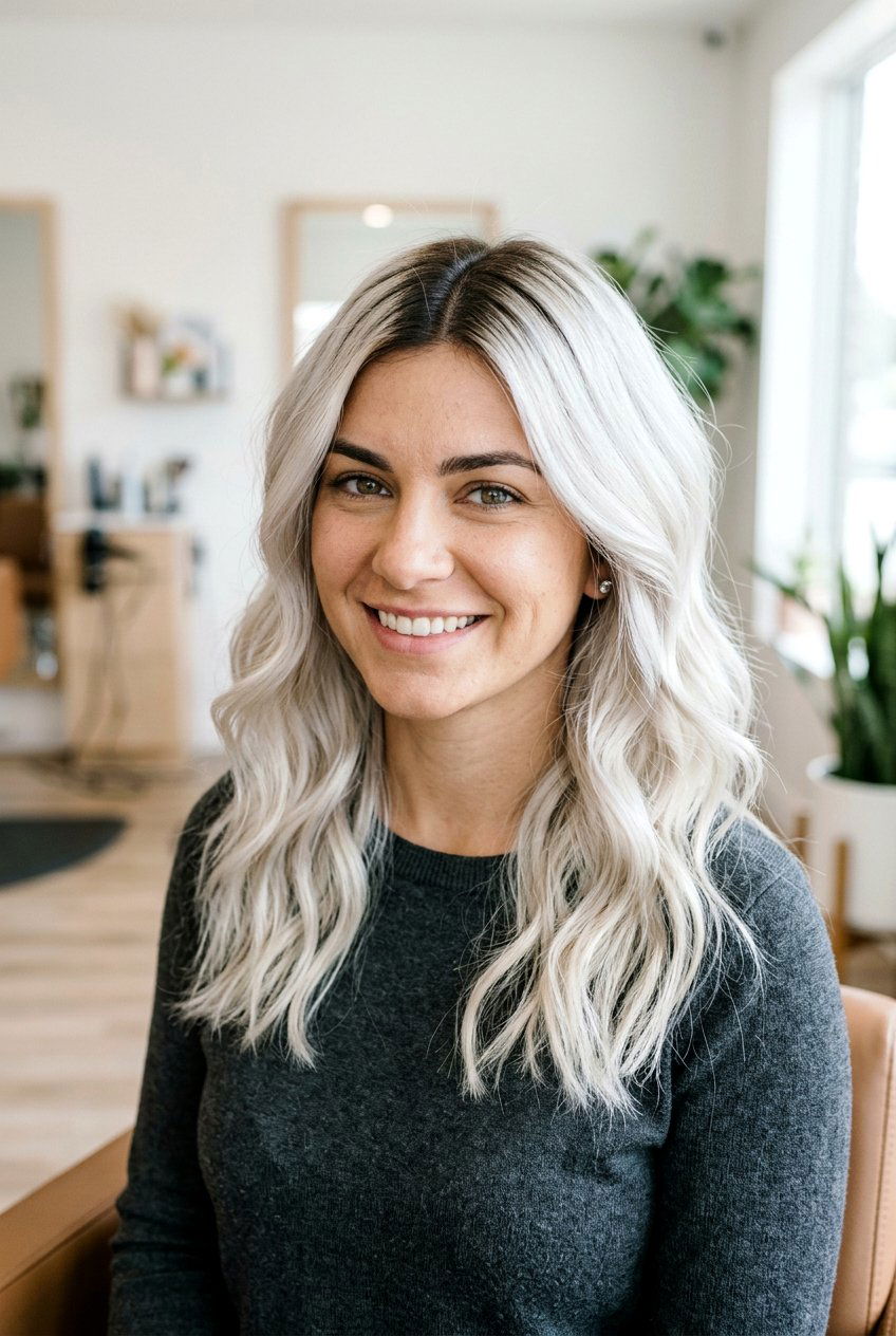 Platinum blonde dark roots - 20 rooted blonde hair color - 20 rooted blonde hair color