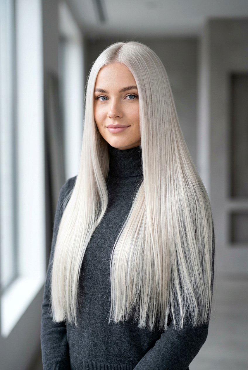 Platinum icy blonde hair - 20 icy blonde hair color - 20 icy blonde hair color