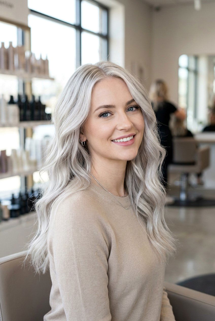 Platinum smoky blonde - 20 smoky blonde hair color - 20 smoky blonde hair color