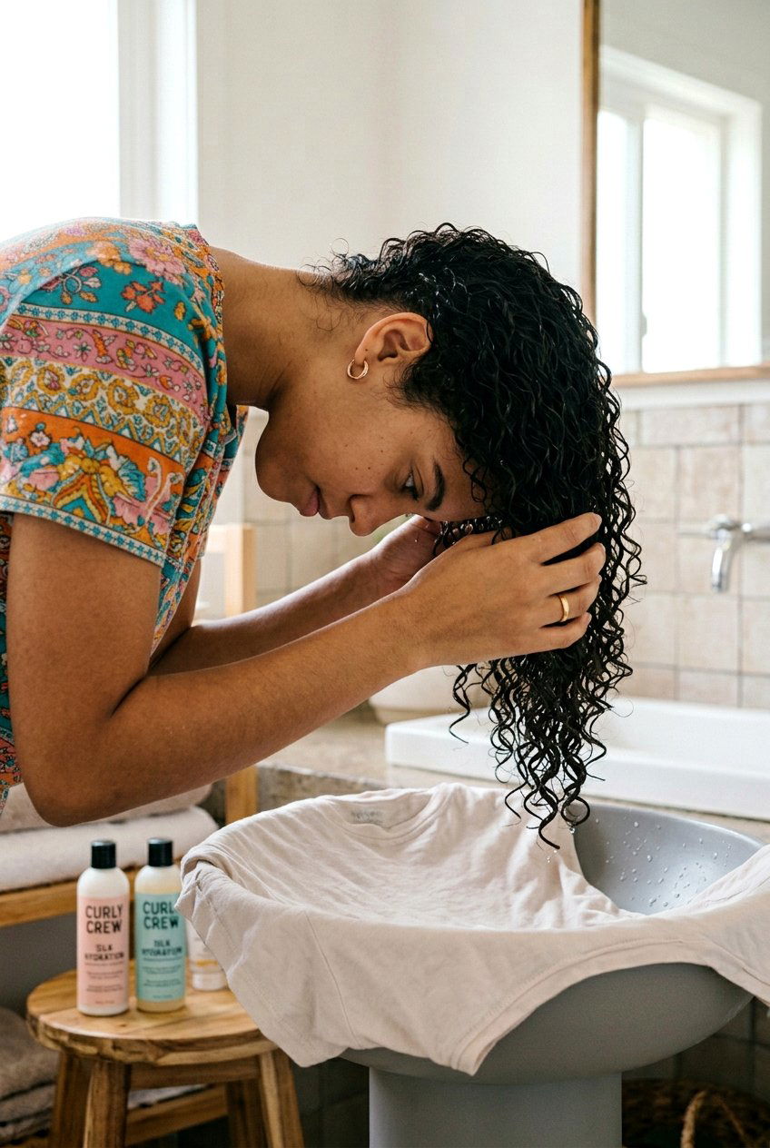 Plopping Technique - 20 bonnet hairstyle for curly hair - 20 bonnet hairstyle for curly hair