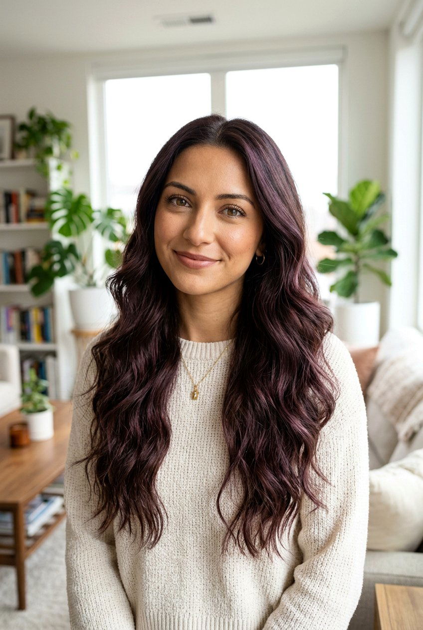 Plum Brown Hair Color - 20 plum hair color ideas - 20 plum hair color ideas