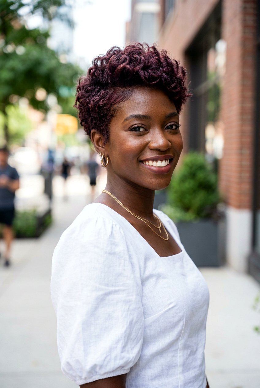 Plum Burgundy Hair - 20 burgundy hair color for dark skin - 20 burgundy hair color for dark skin