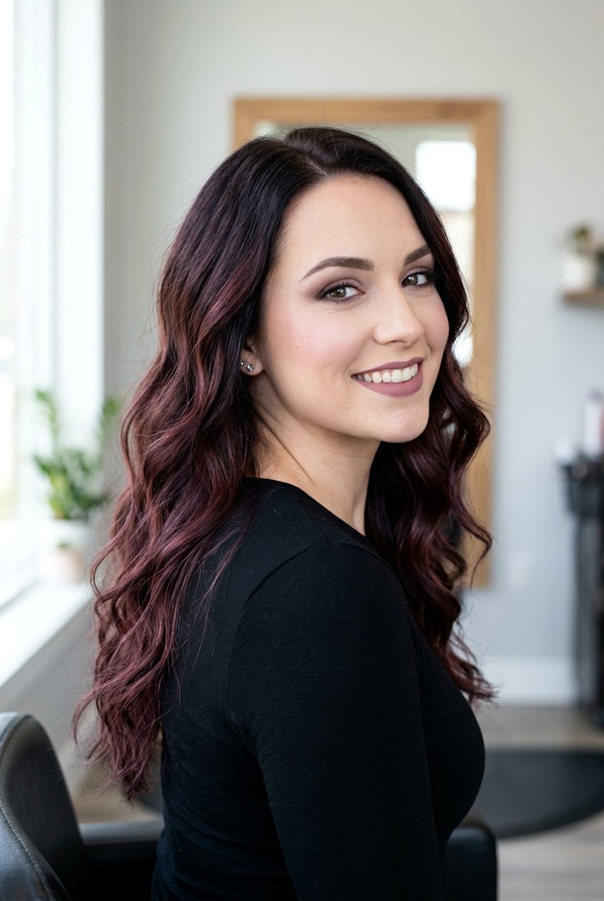 20 Gorgeous Mahogany Balayage on Brunette Hair to Inspire