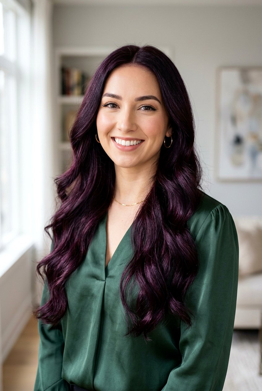 Plum Violet Black Hair Color - 20 violet black hair color - 20 violet black hair color