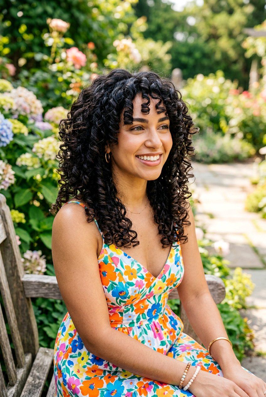 Polished Butterfly Haircut For Curly Hair - 20 polished butterfly haircut for long hair - 20 polished butterfly haircut for long hair