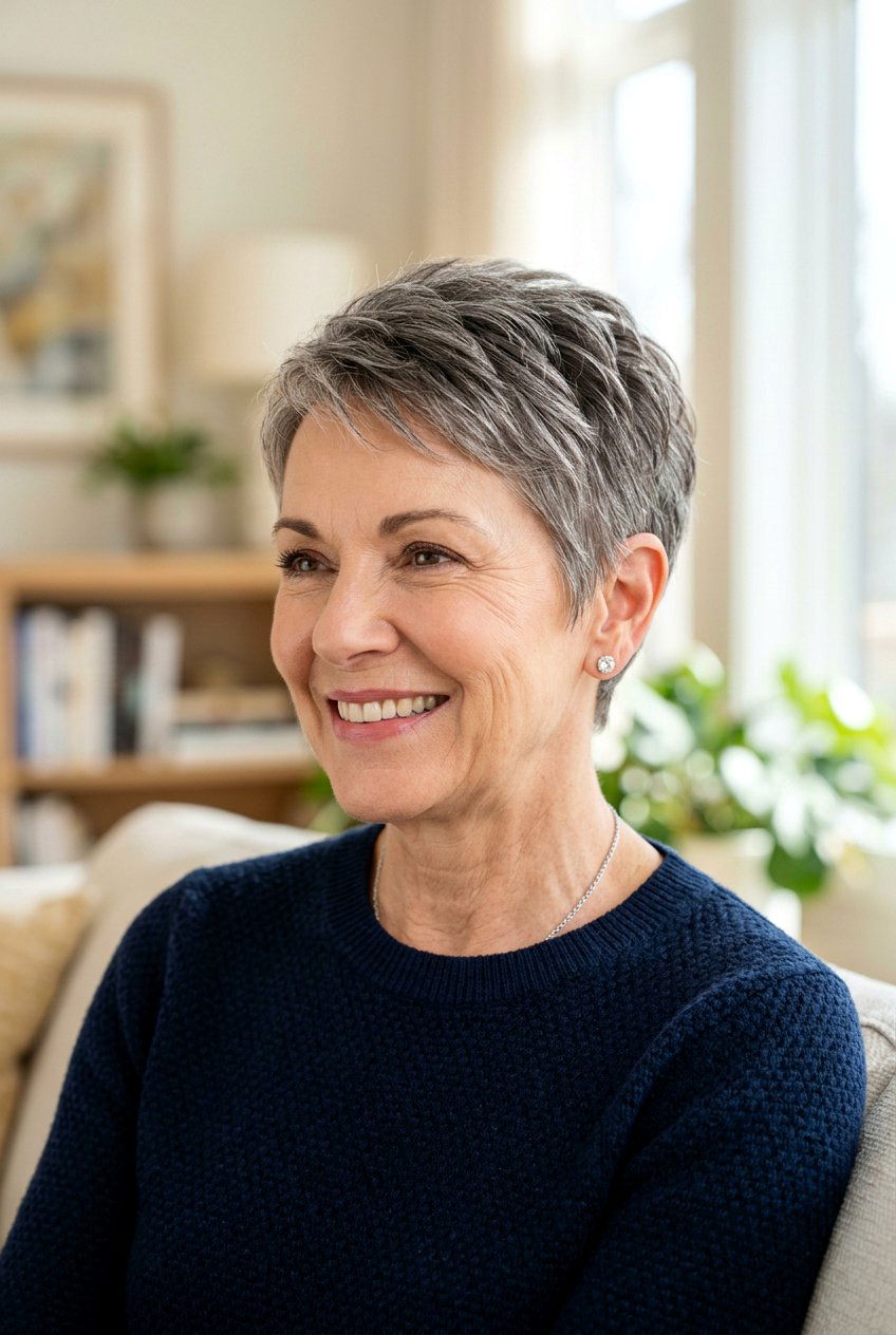 Polished Pixie Cut - 20 formal hairstyles for mature women - 20 formal hairstyles for mature women