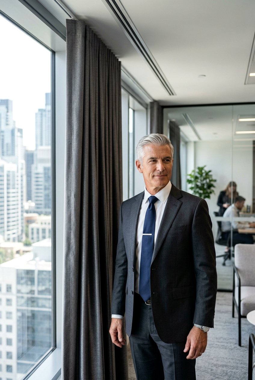 Polished Professional Gray Curtains - 20 gray curtain haircut men - 20 gray curtain haircut men