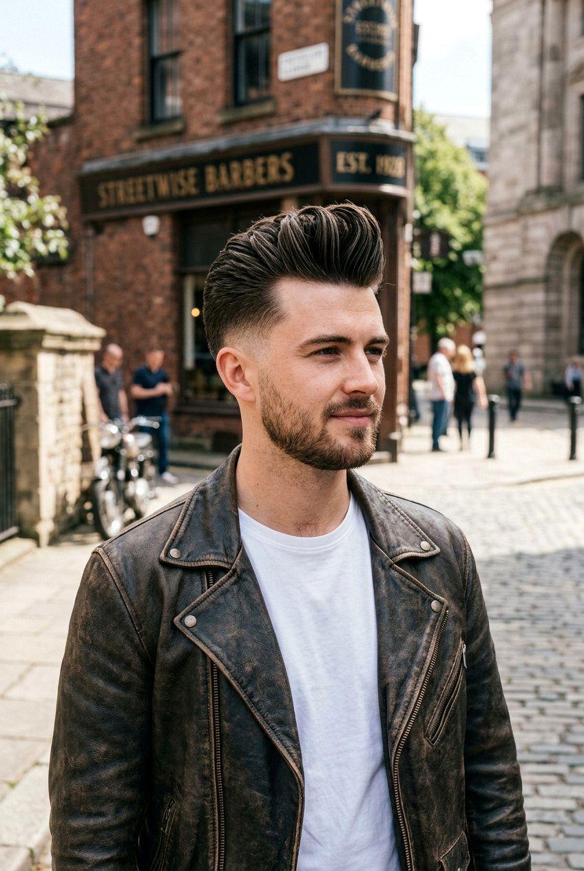 Pompadour - 20 mens haircut for receding hairline - 20 men’s haircut for receding hairline