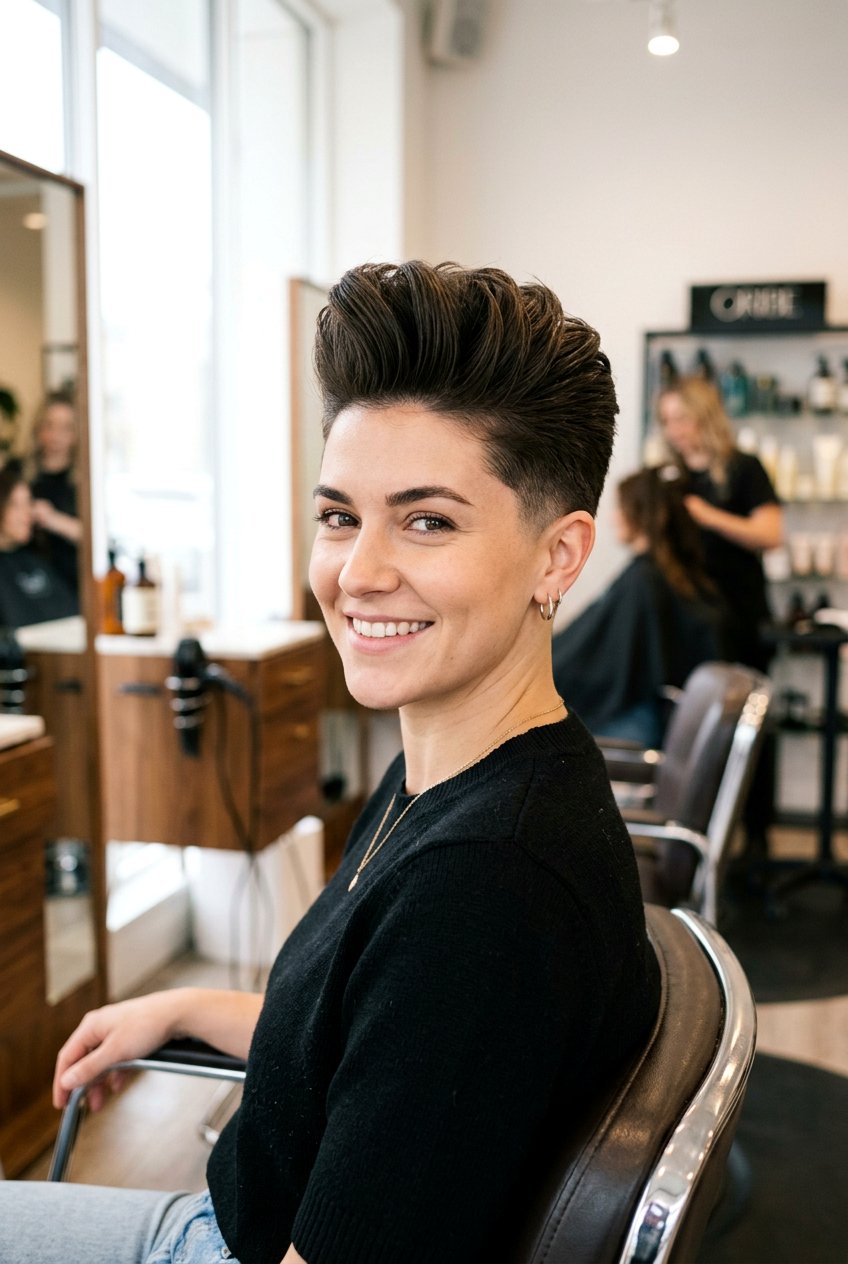 Pompadour For Thick Hair - 20 short hairstyles for thick hair - 20 short hairstyles for thick hair