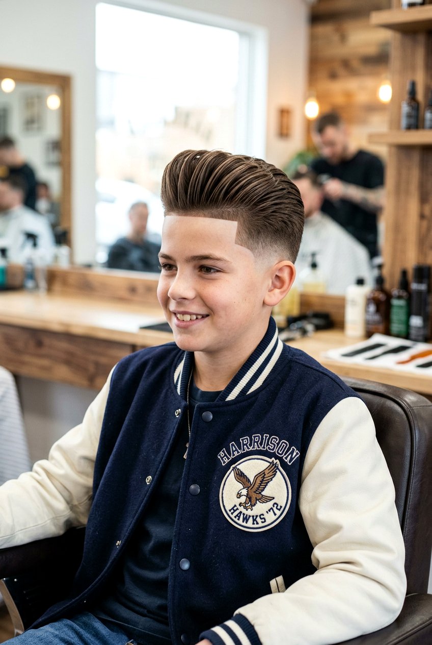 Pompadour Lineup - 20 boys lineup haircut ideas - 20 boys lineup haircut ideas