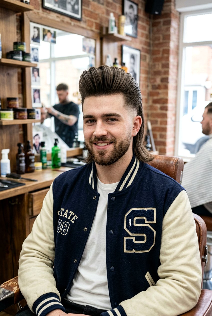 20 Best Stylish Mullet Fade Ideas For Men With Straight Hair