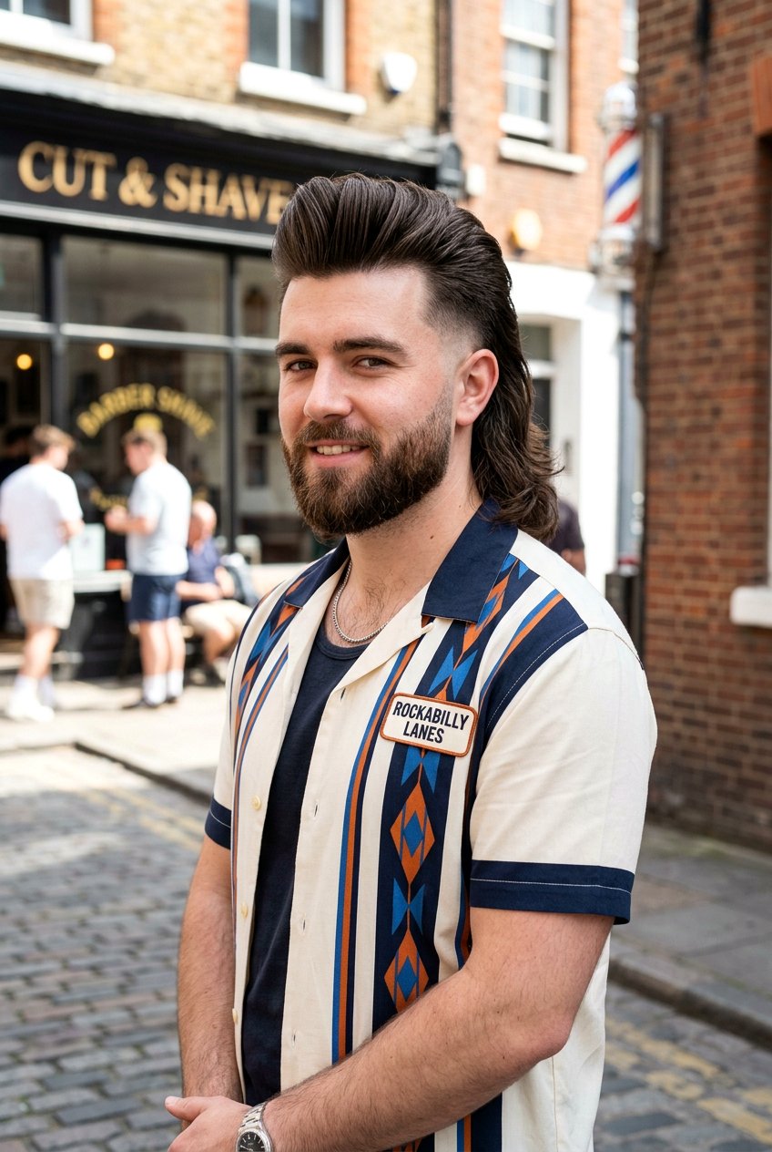 Pompadour Taper Mullet - 20 taper mullet for thick hair men - 20 taper mullet for thick hair men