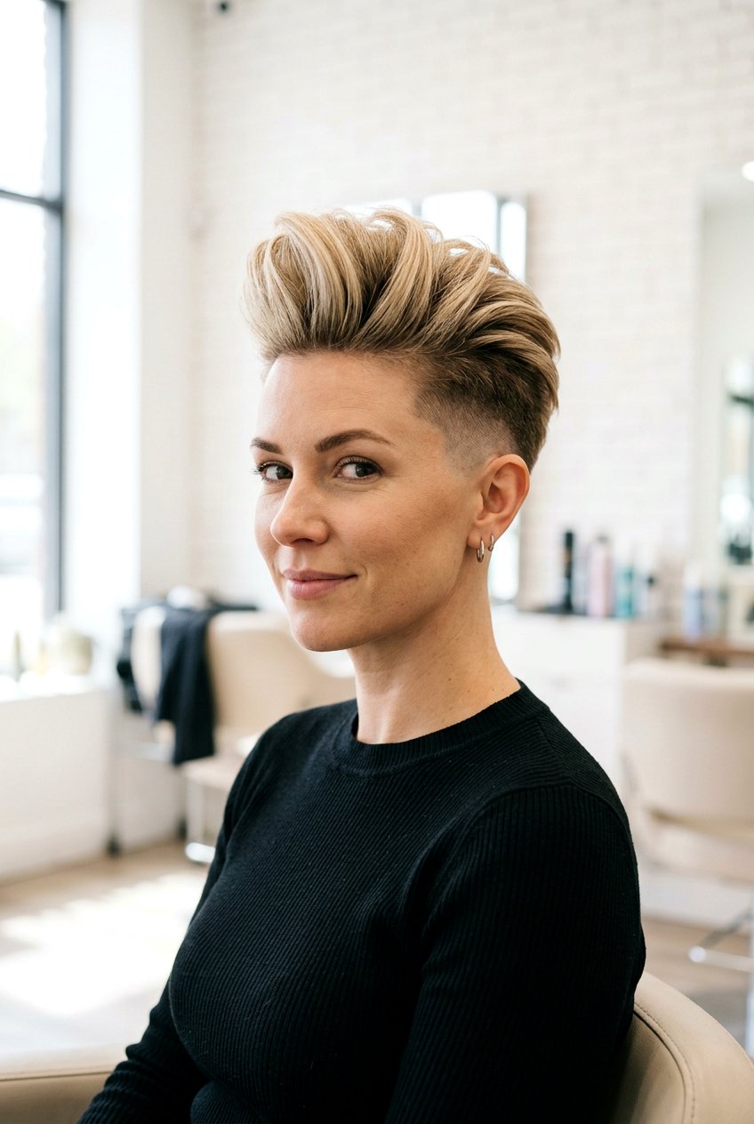 Pompadour undercut pixie haircut - 20 undercut pixie haircut - 20 undercut pixie haircut