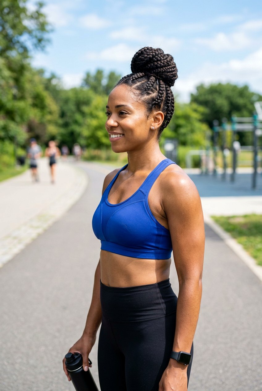 Ponytail Braided Bun - 20 braided bun for black women - 20 braided bun for black women