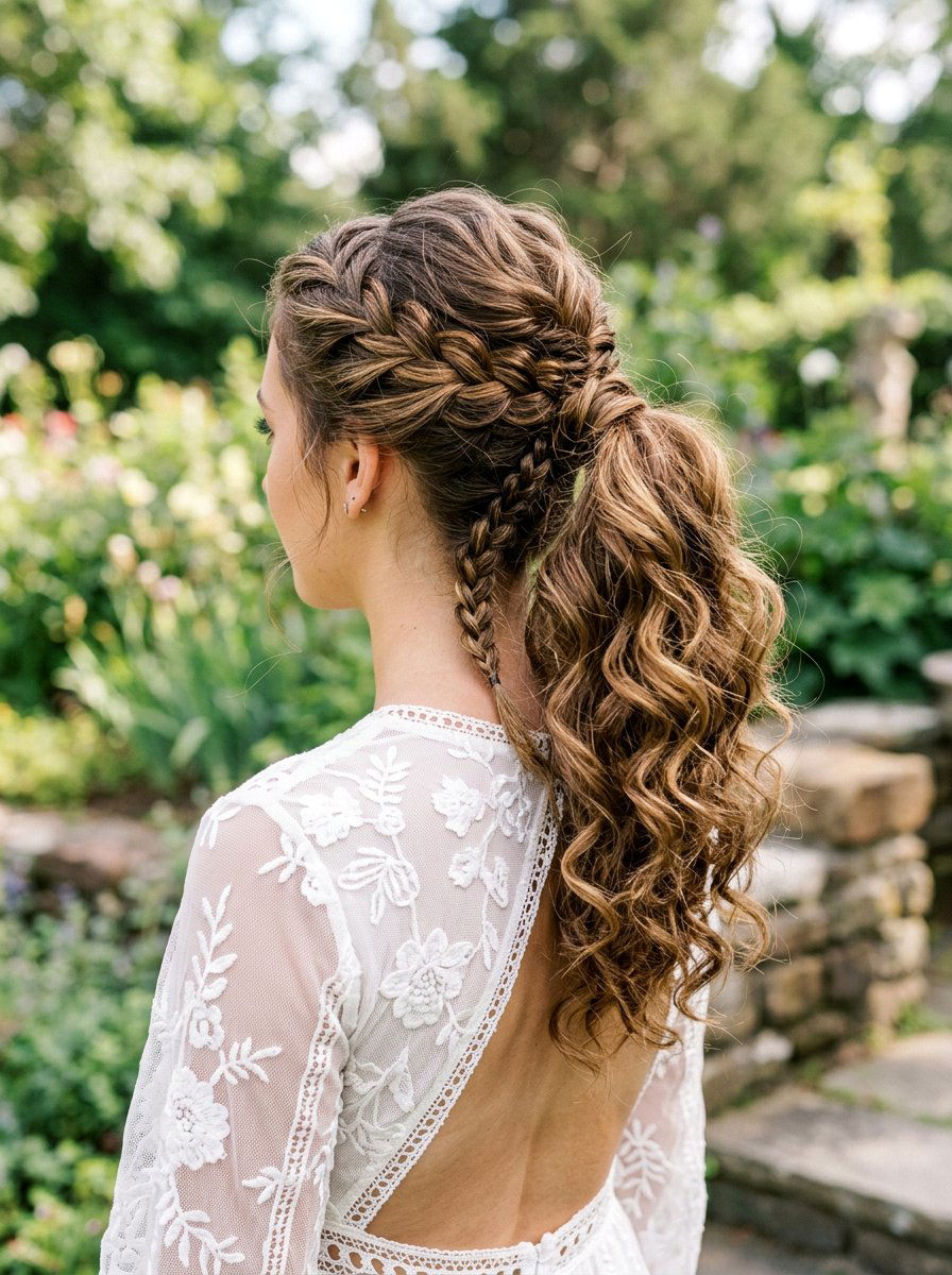 Ponytail With Braided Base - 20 red carpet ponytail hairstyle - 20 red carpet ponytail hairstyle