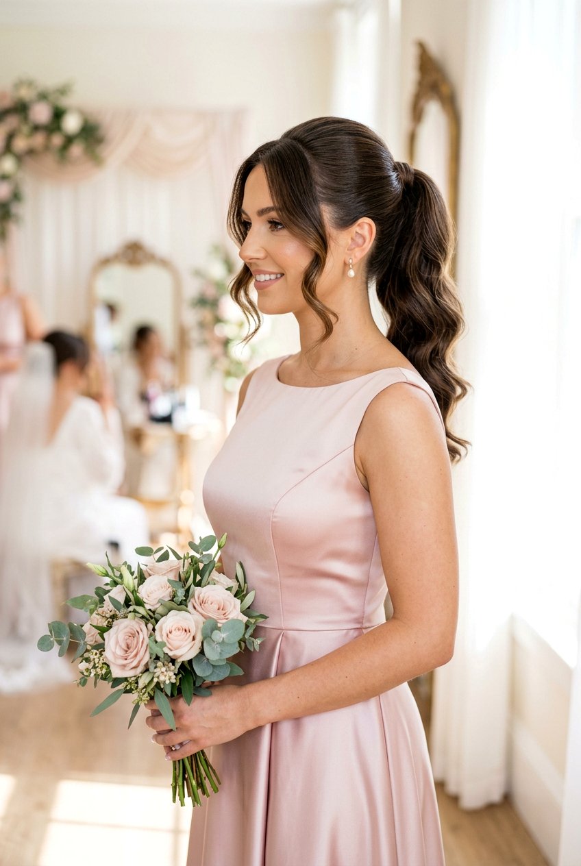 Ponytail With Face Framing Waves - 20 bridesmaid ponytail with waves - 20 bridesmaid ponytail with waves