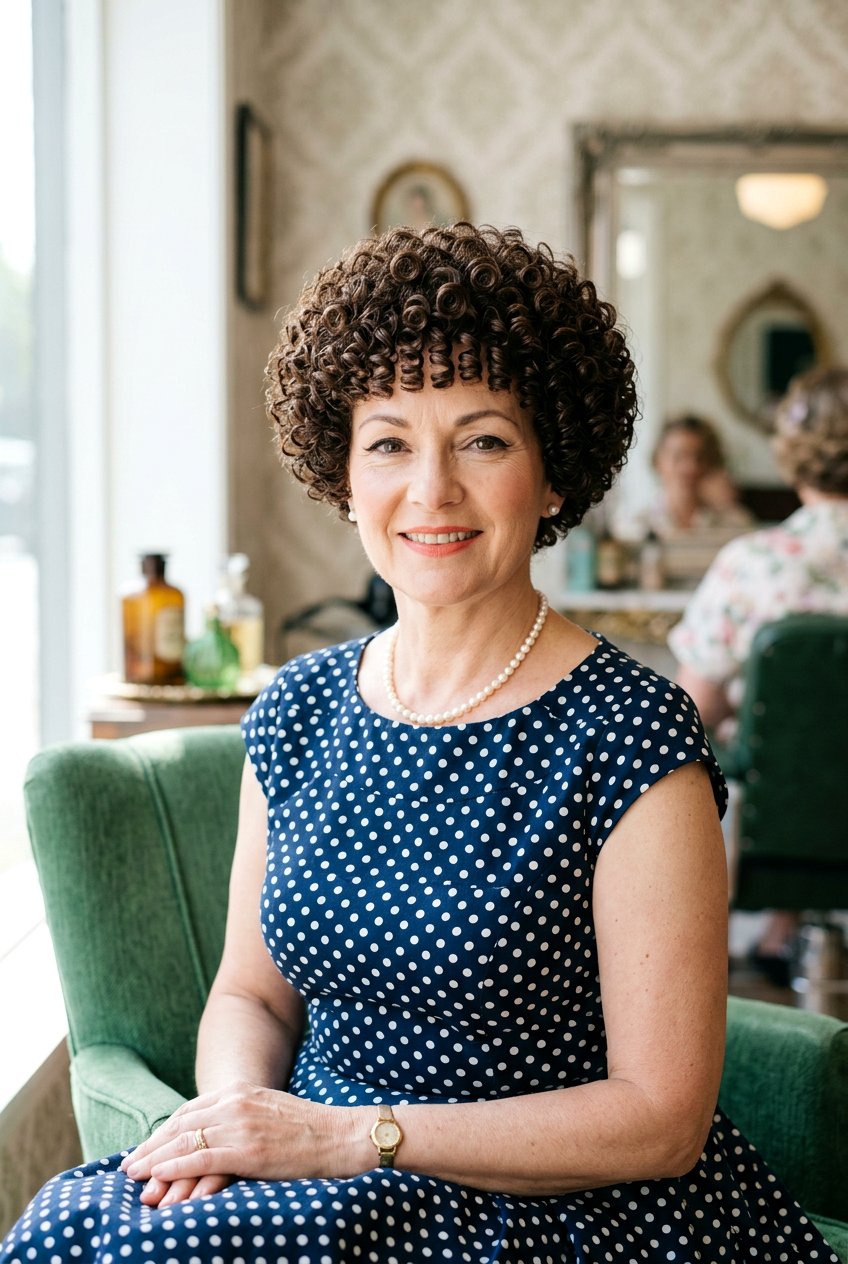 Poodle Cut Retro Hair - 20 retro hairstyles for women - 20 retro hairstyles for women