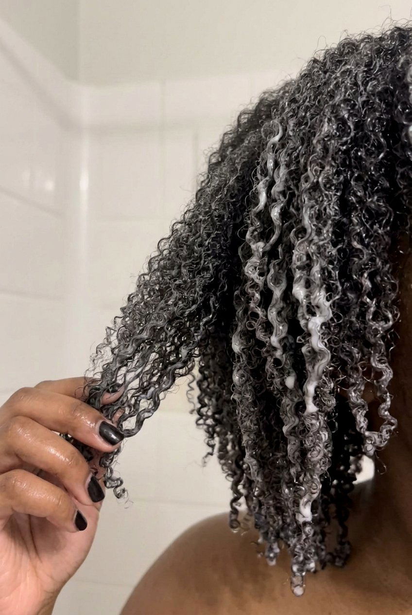 Praying Hands Wash and Go Technique for 4C Hair - 20 defined wash and go for 4c hair - 20 defined wash and go for 4c hair