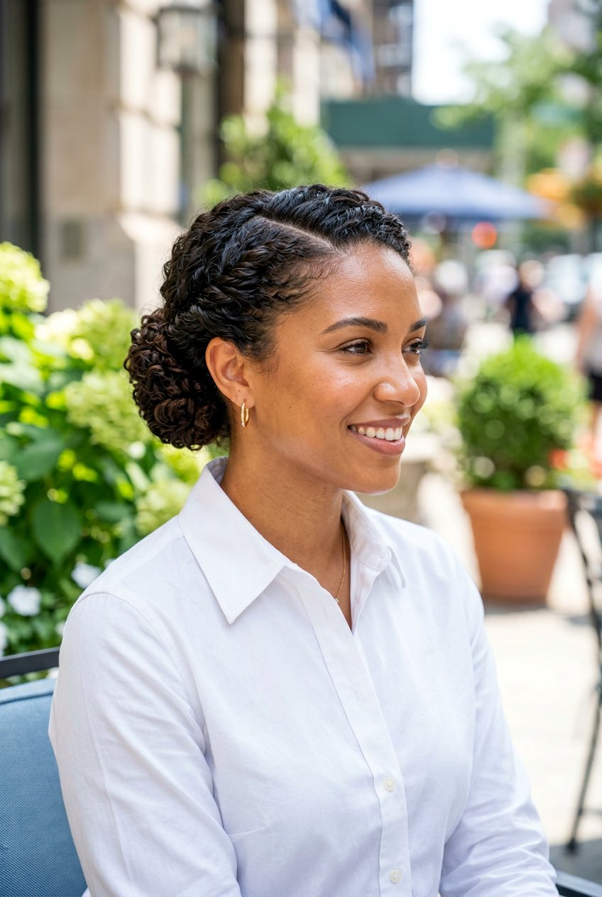 Preppy Humidity Proof Updo For Curly Hair - 20 anti humidity updo hairstyles - 20 anti humidity updo hairstyles