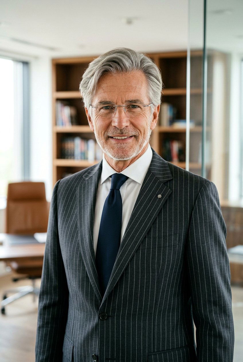 Professional Side Sweep - 20 mens haircut for older men with glasses - 20 men’s haircut for older men with glasses