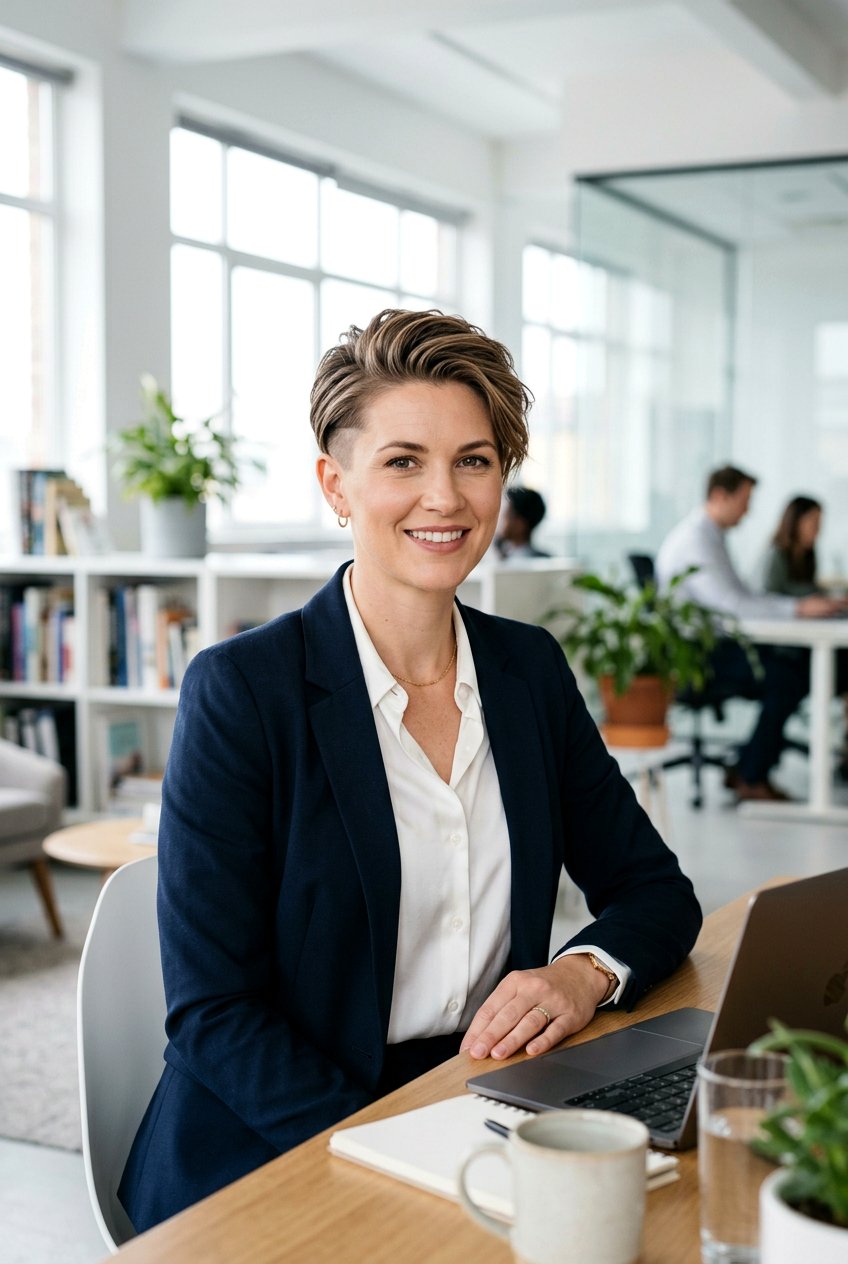 20 Clean Office Pixie Haircut Ideas for a Professional Look