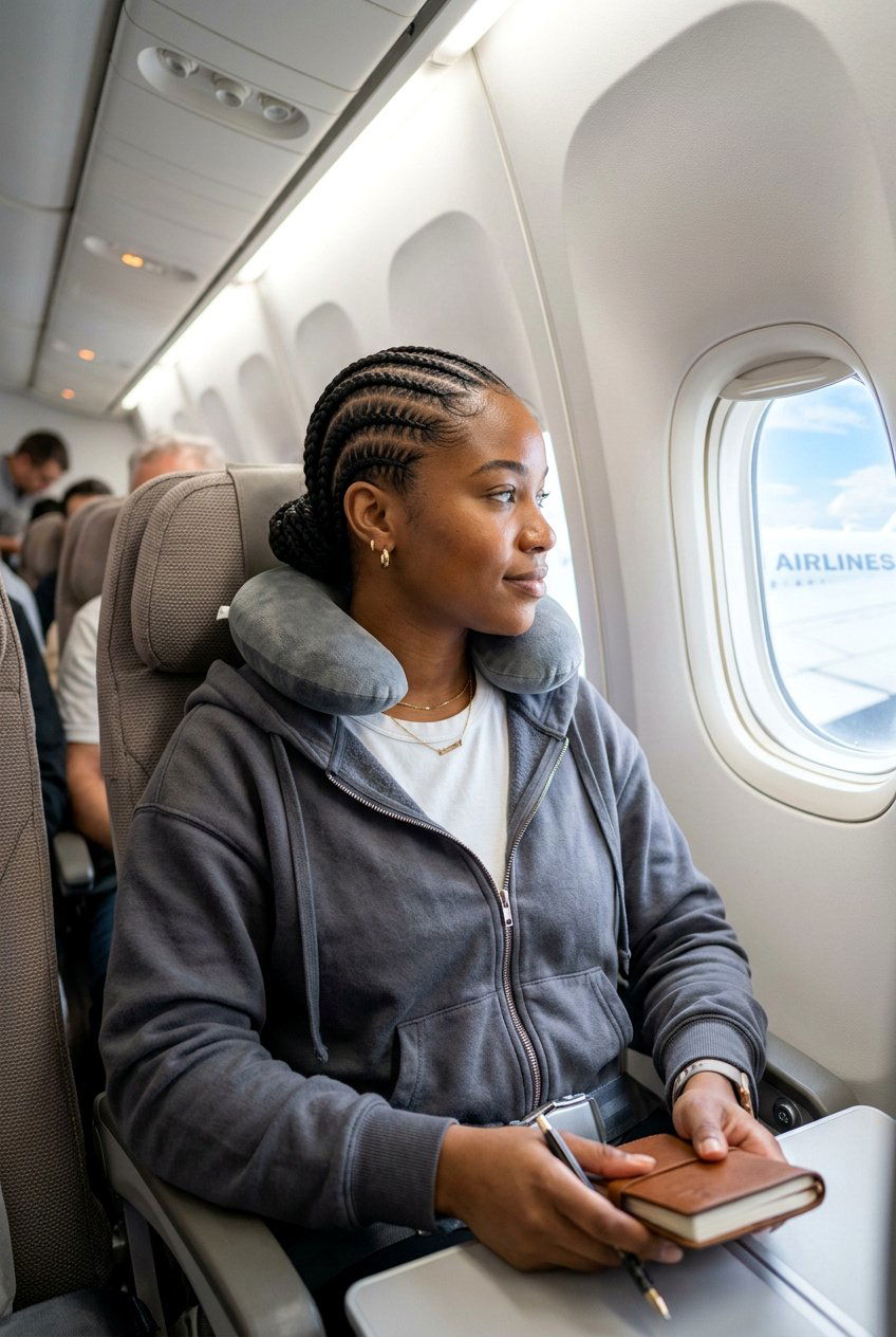 Protective Cornrows For Long Flights - 20 airplane hairstyles for long hair - 20 airplane hairstyles for long hair