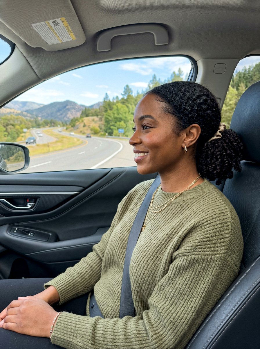 Protective Ponytail For Curly And Coily Hair On Road Trips - 20 road trip ponytail hairstyles - 20 road trip ponytail hairstyles