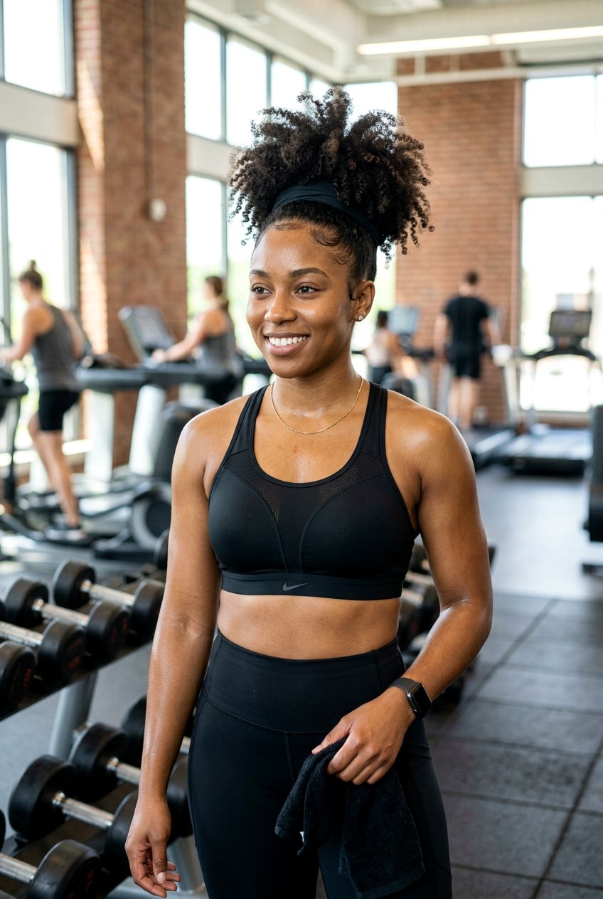 Puff Gym Bun For Curly Hair - 20 gym bun for curly hair - 20 gym bun for curly hair