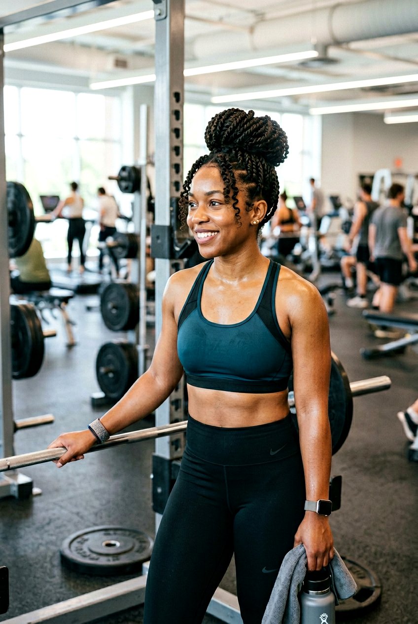 Puff Updo with Top Knot Twist - 20 quick puff hairstyles for black women - 20 quick puff hairstyles for black women