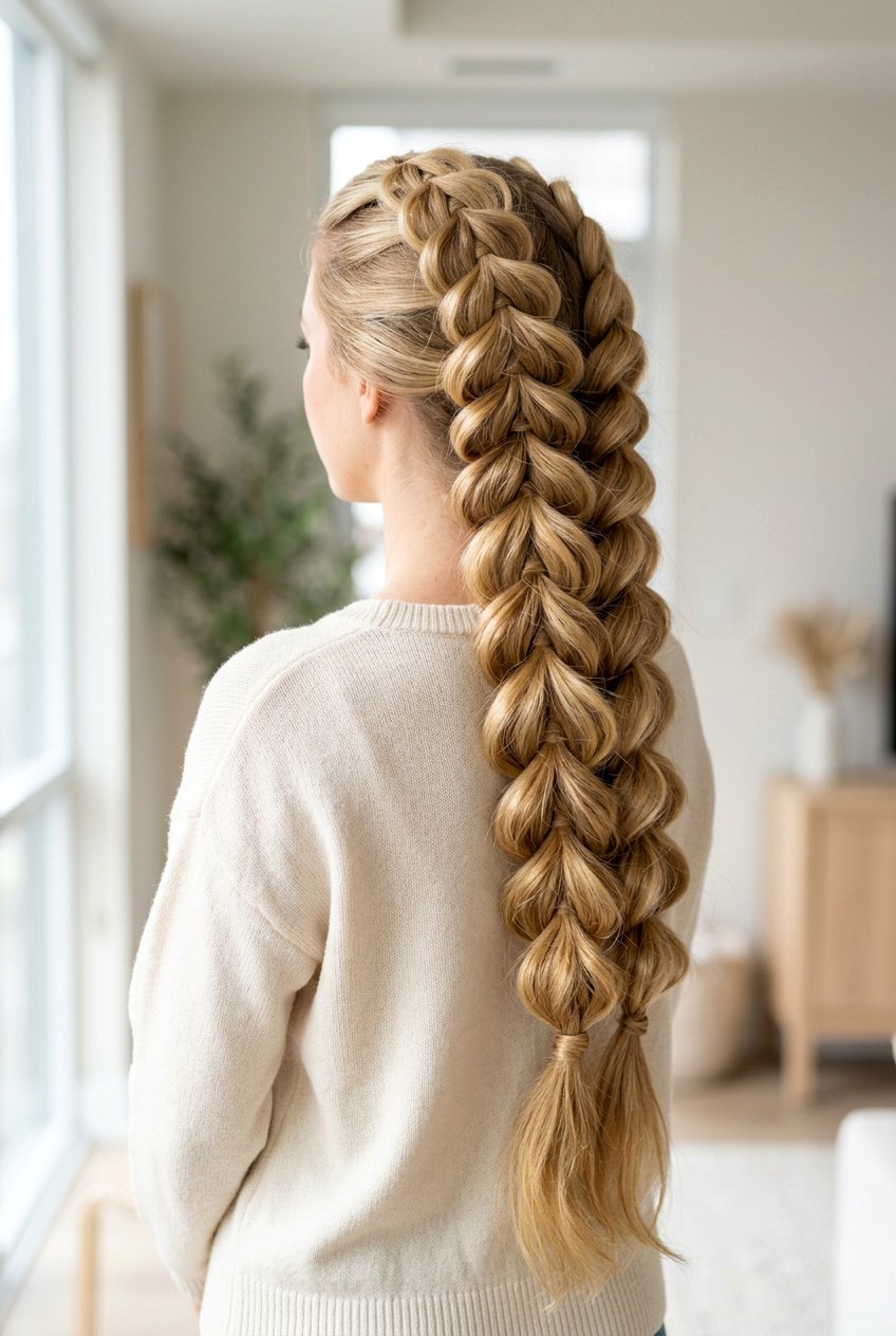 Pull Through Braid - 20 boho hairstyles for long hair - 20 boho hairstyles for long hair