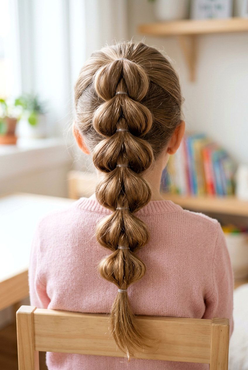 Pull Through Braid - 20 simple hairstyles for girls - 20 simple hairstyles for girls