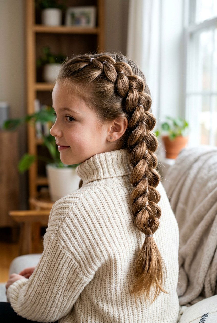 Pull Through Braid - 20 holiday braid styles for girls - 20 holiday braid styles for girls